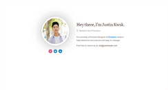 Desktop Screenshot of justinkwak.com